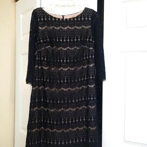 Like New, Black lace dress from Jessica Howard.
